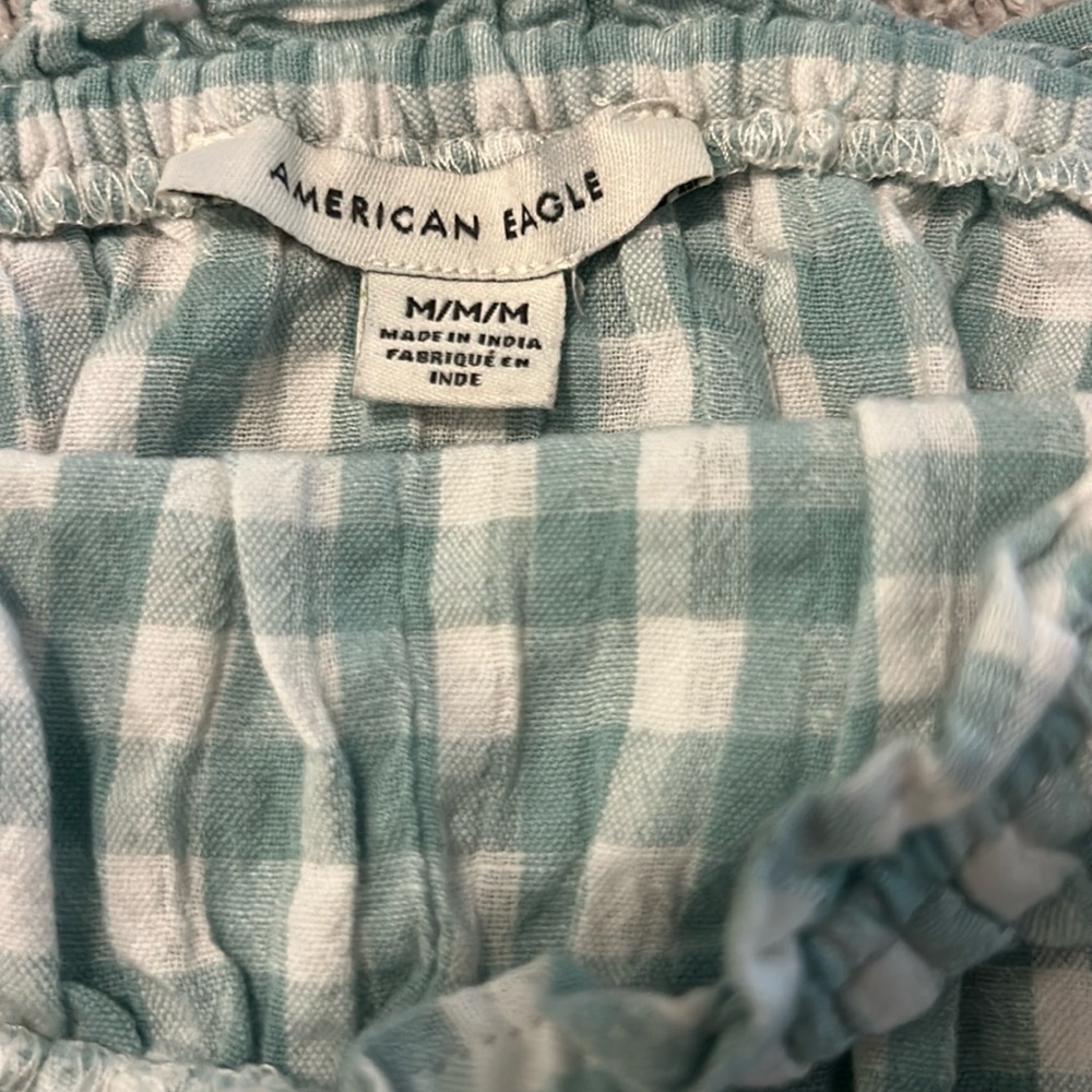 American Eagle Outfitters Green Checkered Camisole - Picture 2 of 6